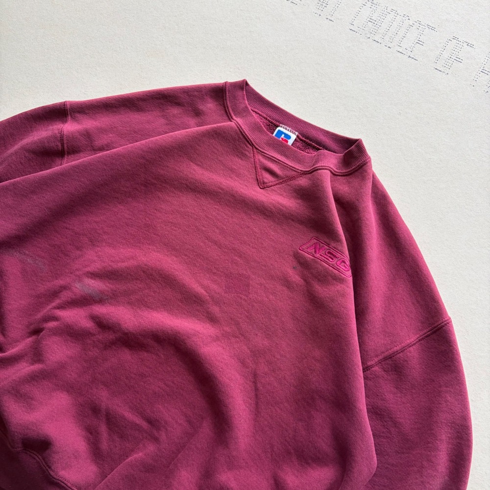 Vintage 90s Distressed Russell Athletic Crewneck Sweatshirt